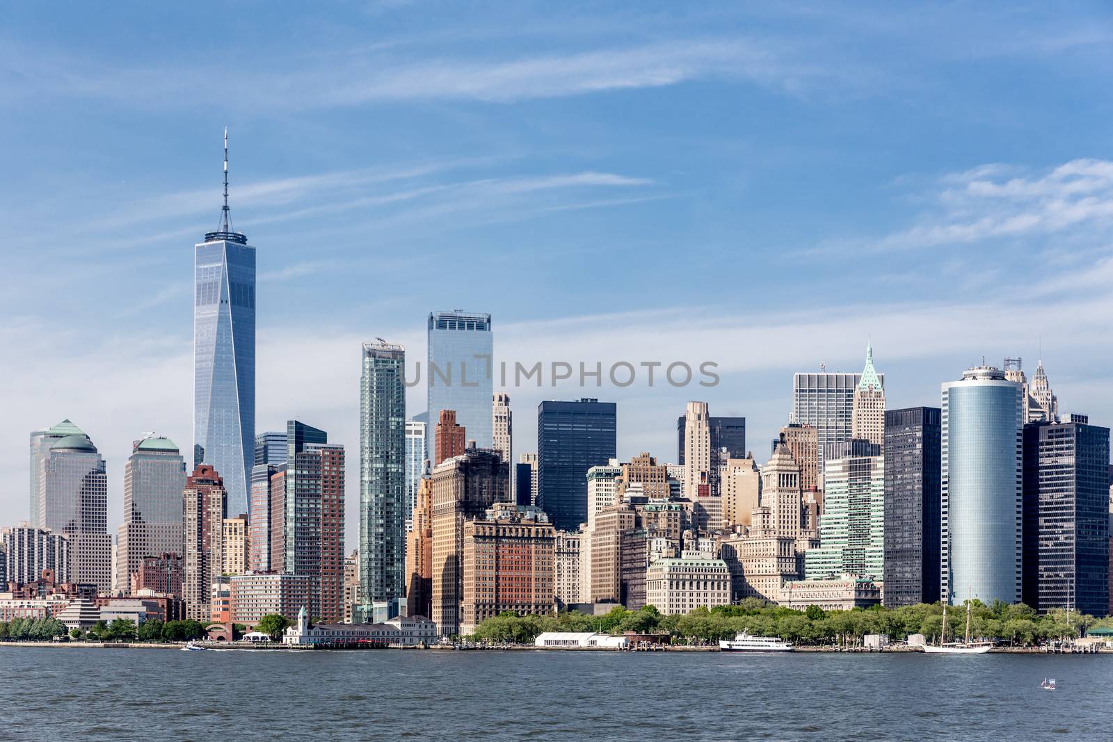 Panoramic view of Lower Manhattan, New York City, USA by kasto