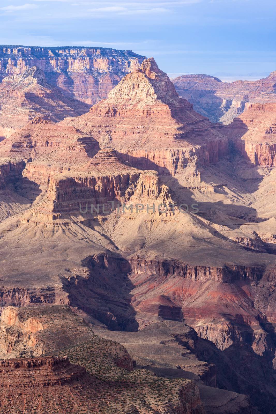 South rim of Grand Canyon in Arizona USA