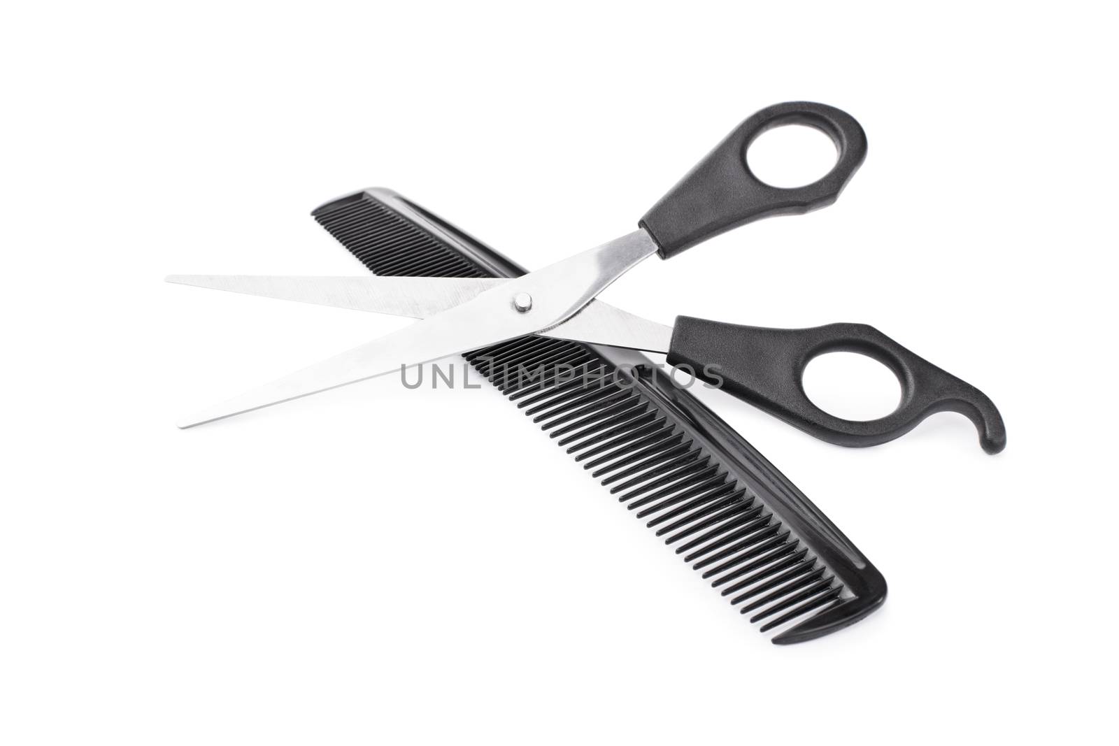 Scissors and comb by Mendelex