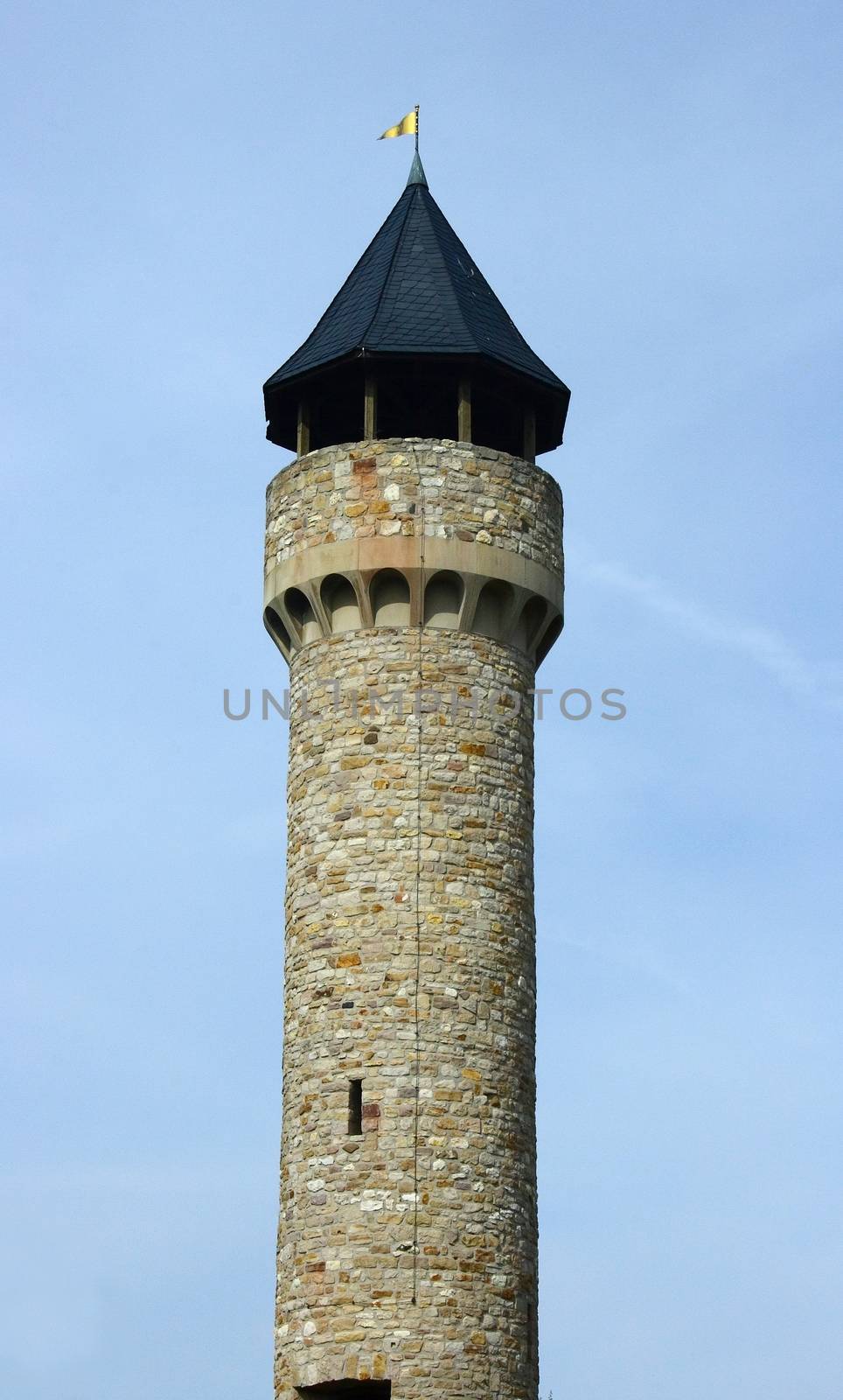 The Wartburg Castle tower in Freimersheim, Germany     der Wartburgturm bei Freimersheim,Deutschland