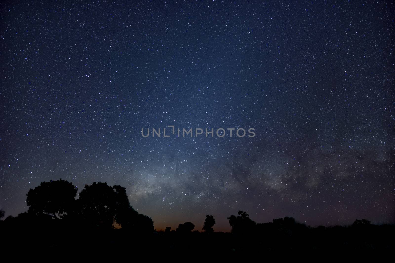 Milky way and zodiacal lights in Australian outback by MXW_Stock
