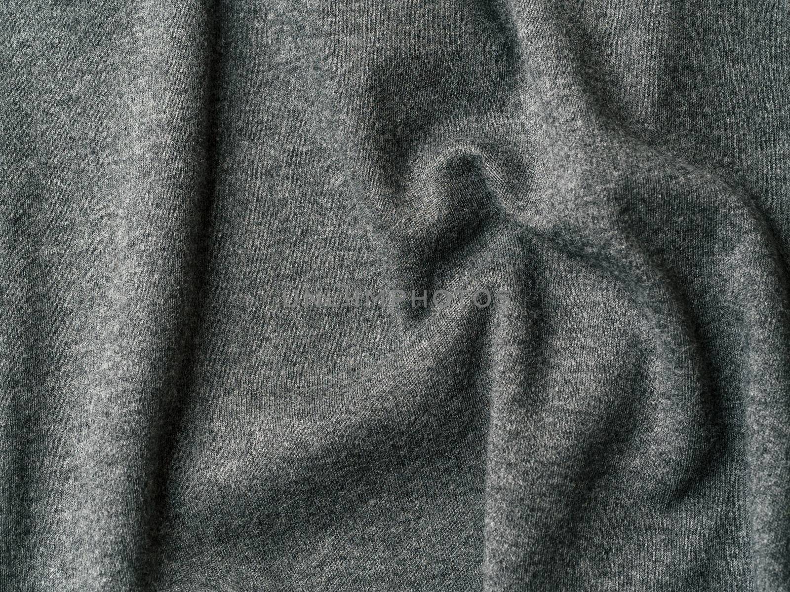 Gray cotton jersey fabric texture by fascinadora