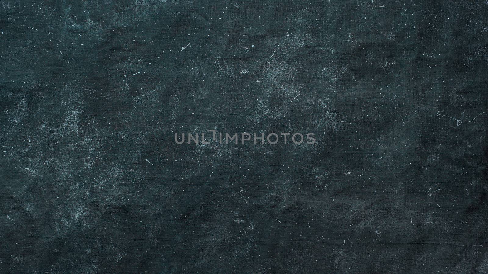 Dark mottled rustic background. Black blue canvas backdrop for design. Natural linen colored black blue dirty canvas fabric background or texture. Banner
