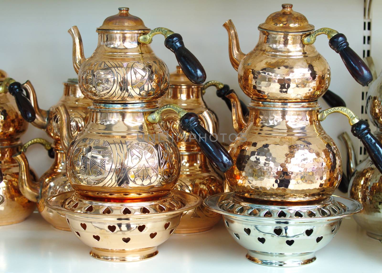 copper teapot and samovar by yebeka