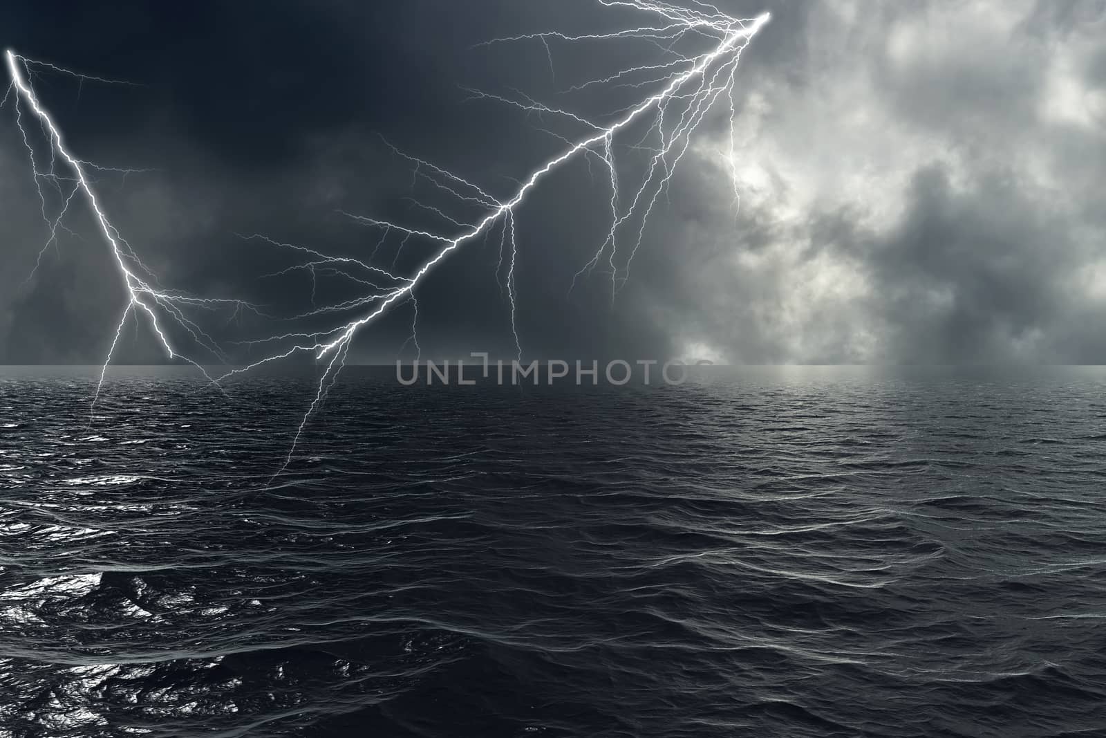 Stormy weather on the ocean by Fr@nk