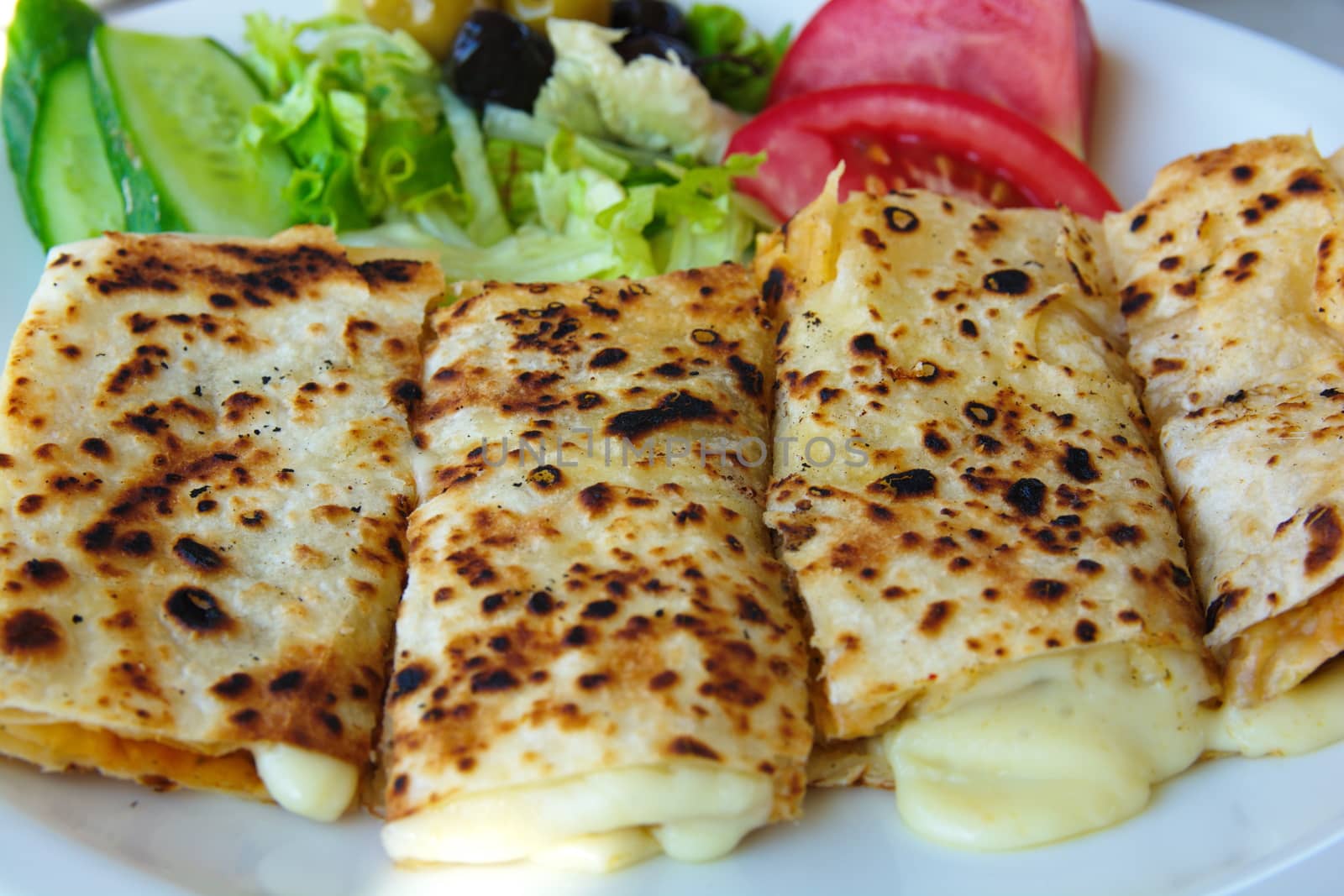 "Gözleme" is a traditional Turkish snack and Breakfast meal.