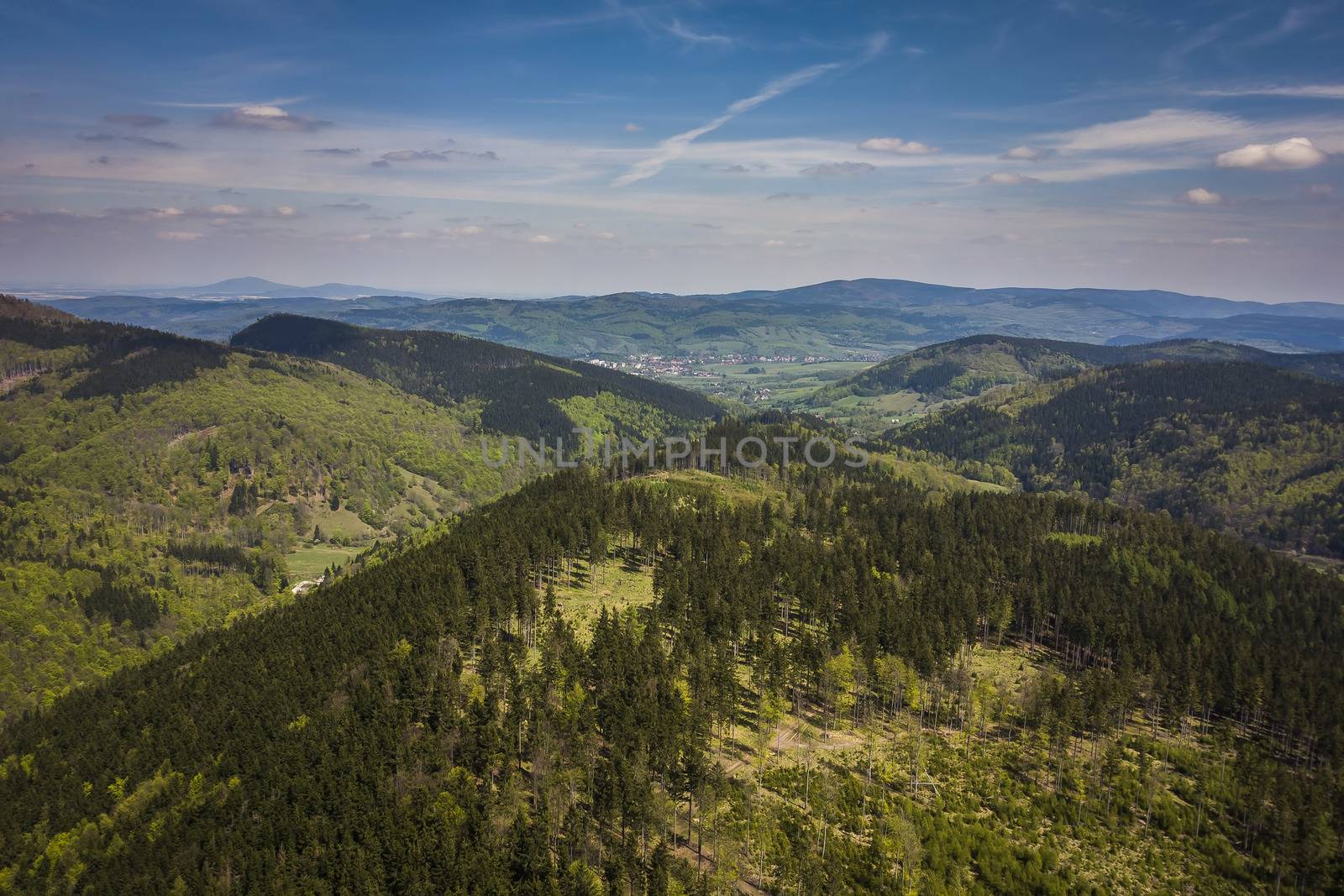 Granicznik Mountain - Suche Mountains in Sudetes Poland