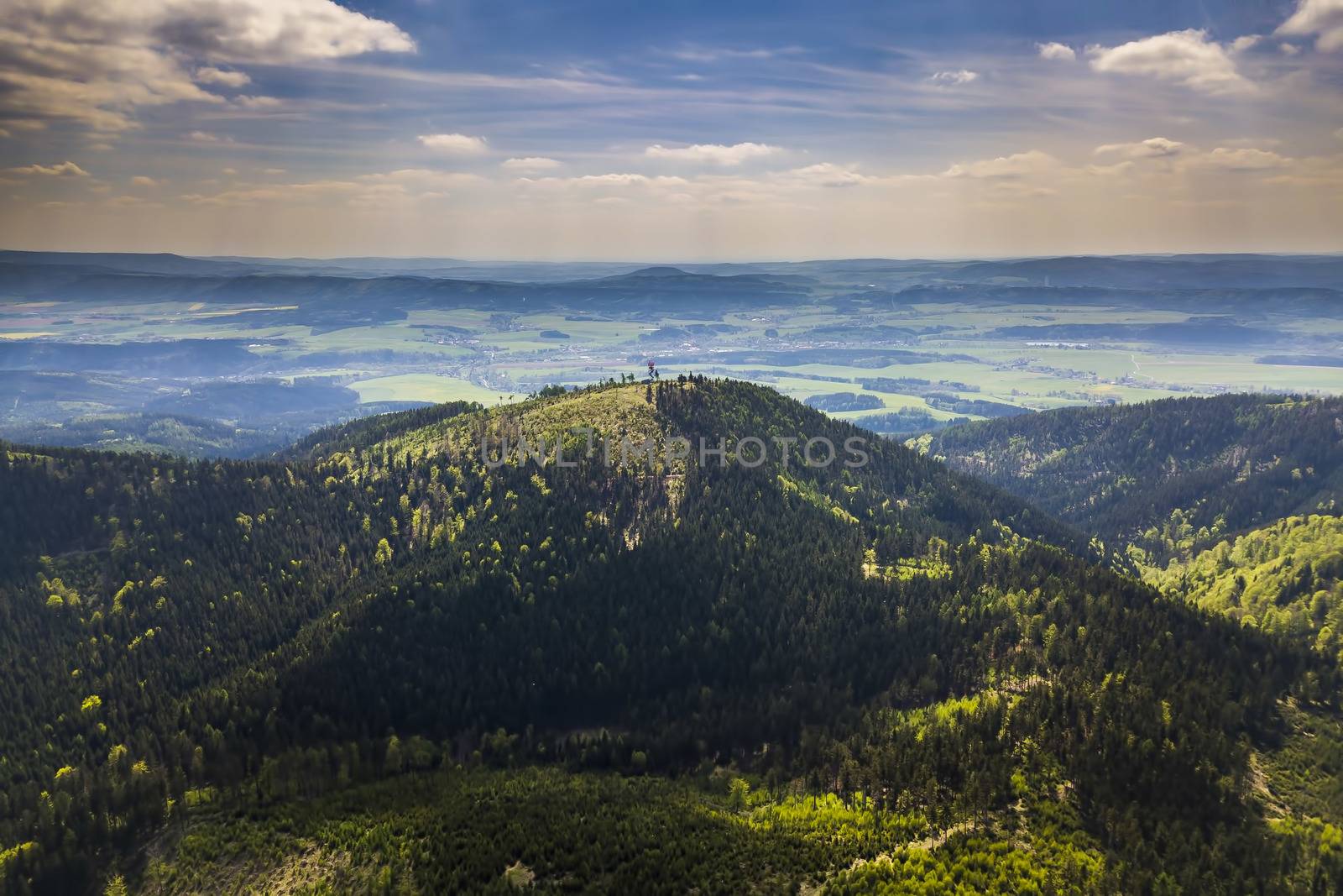 Ruprechticky Spicak Mountain - Suche Mountains in Sudetes Poland