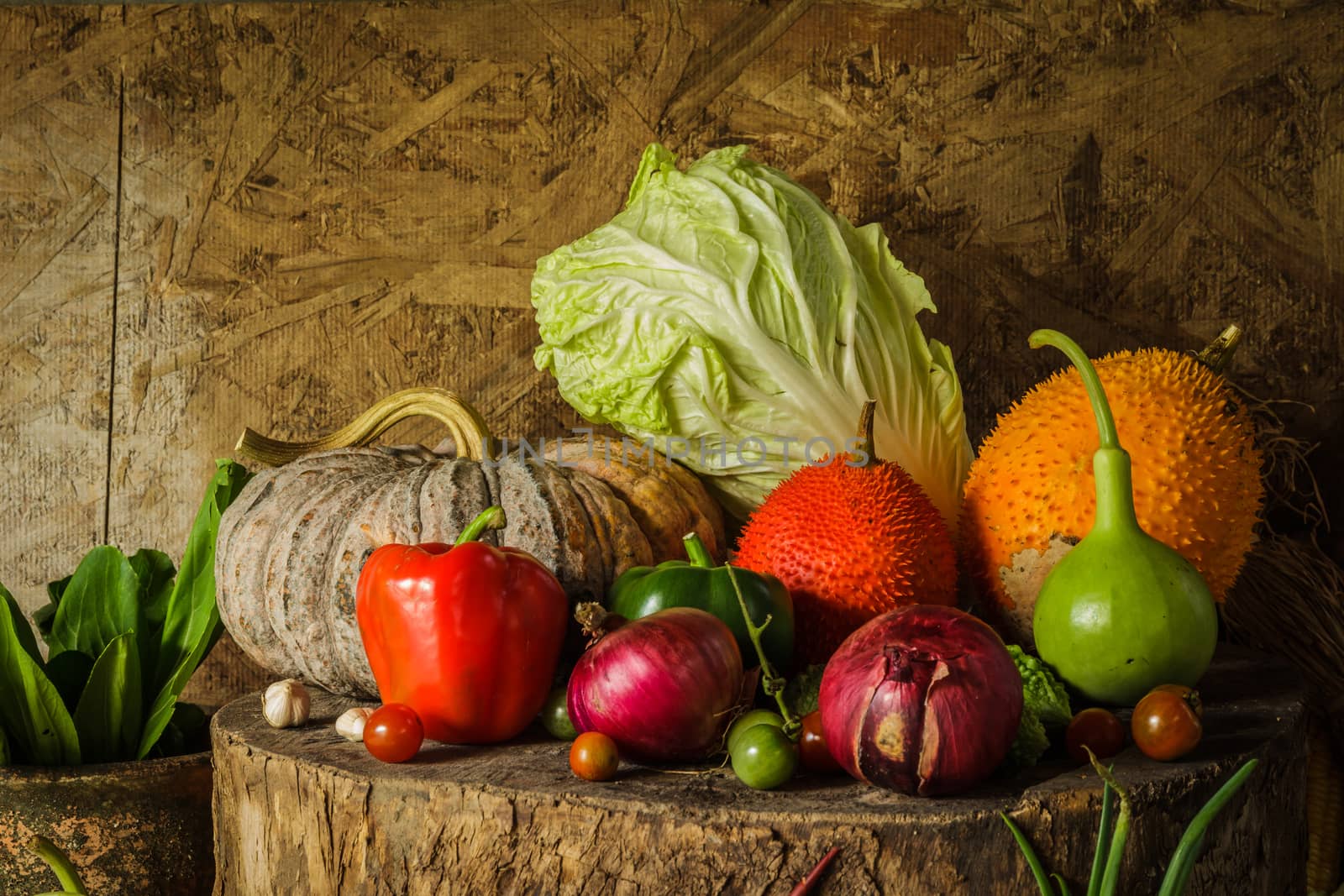 still life Vegetables and fruits. by photosam