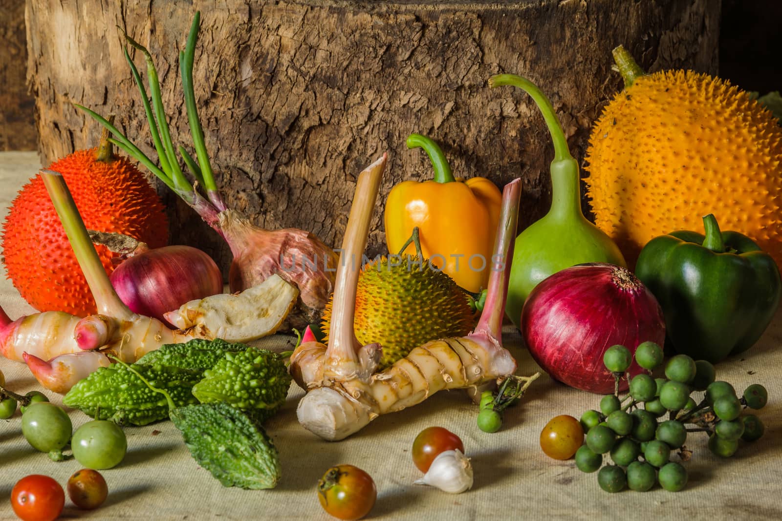 still life Vegetables and fruits. by photosam