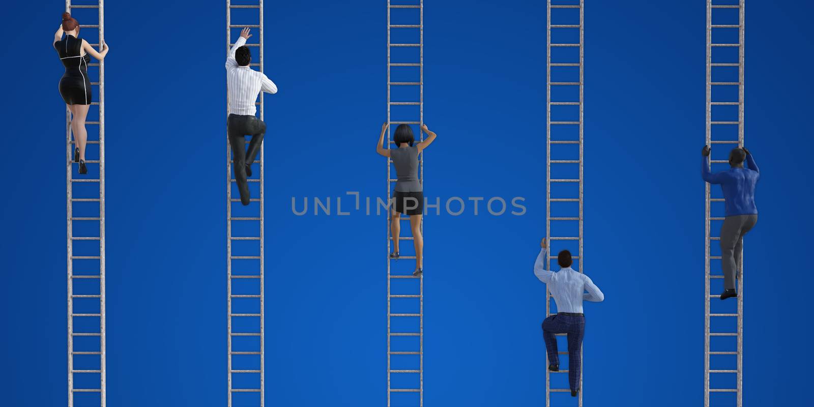 Climbing the Corporate Ladder by kentoh