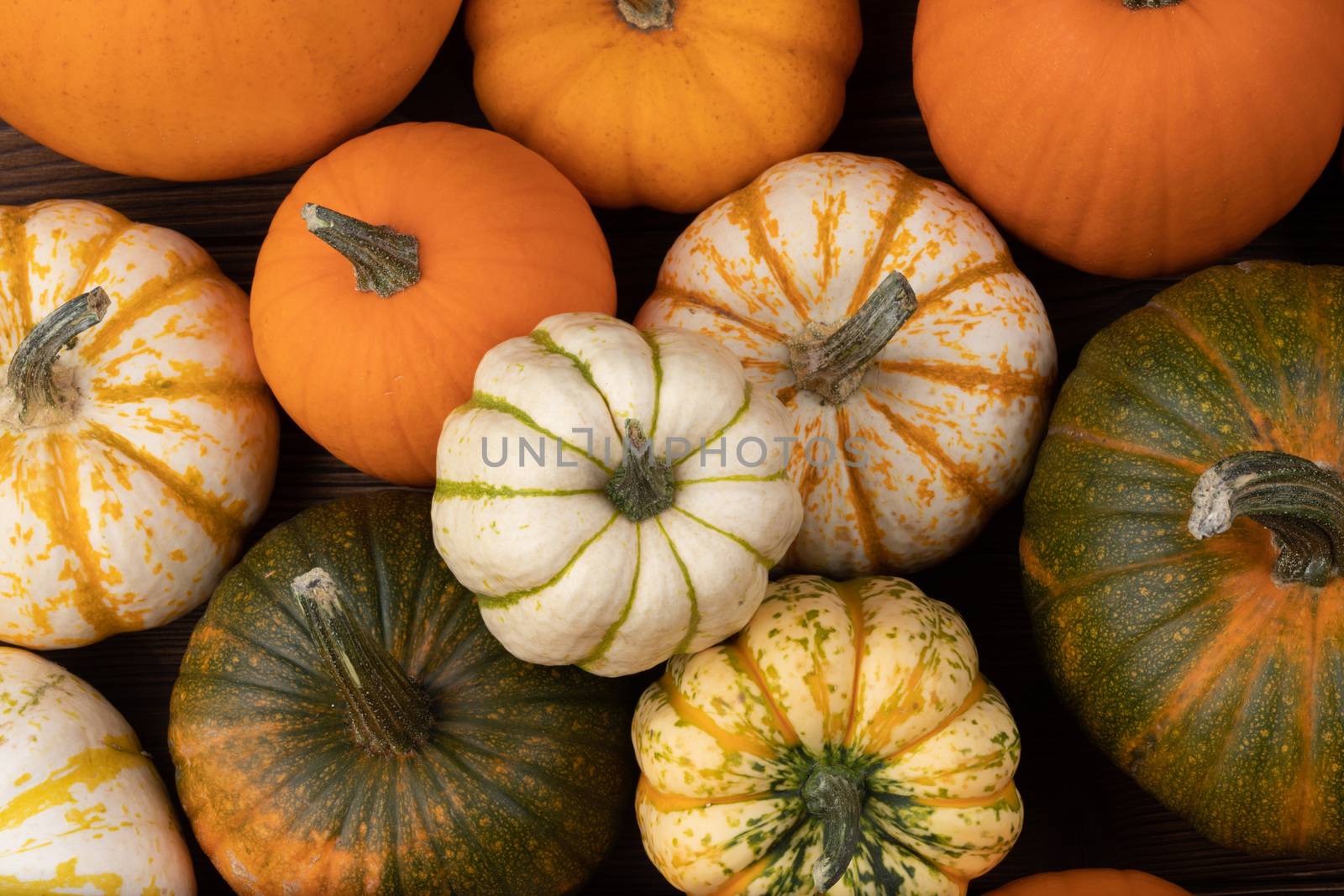 Many orange pumpkins background , Halloween concept