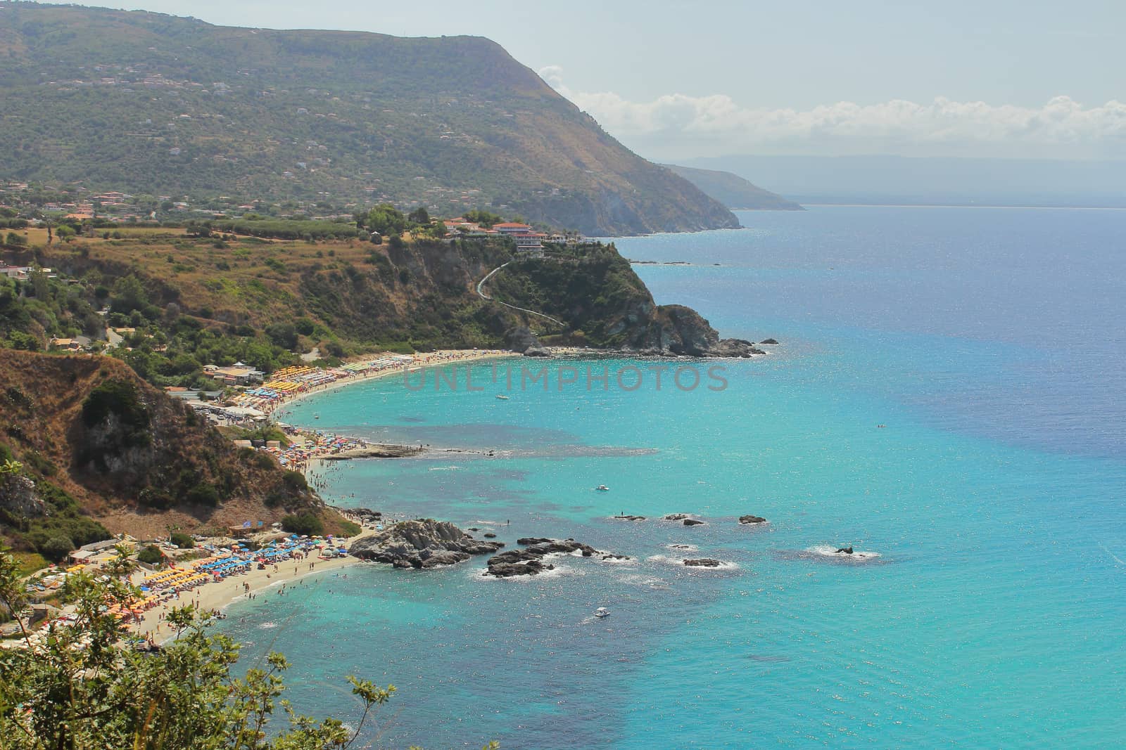 coast of the Tyrrhenian sea