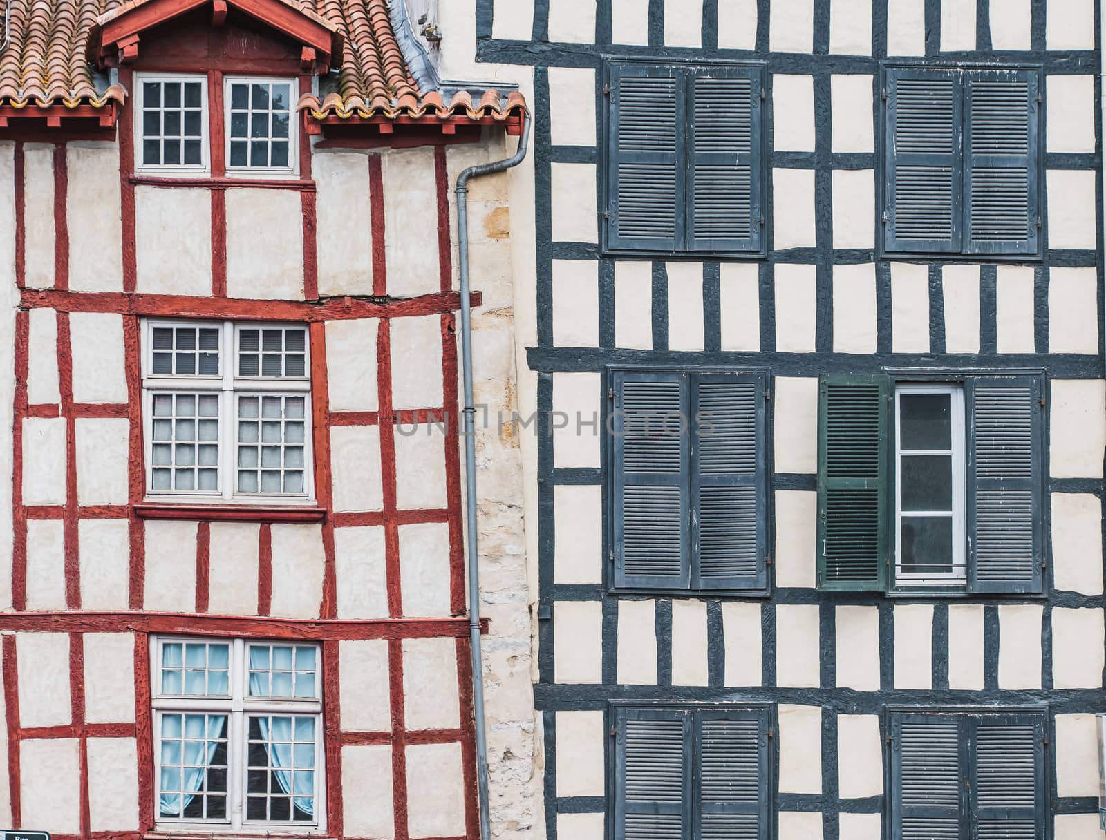 Historical and cultural city center of Bayonne, Pyrenees, France