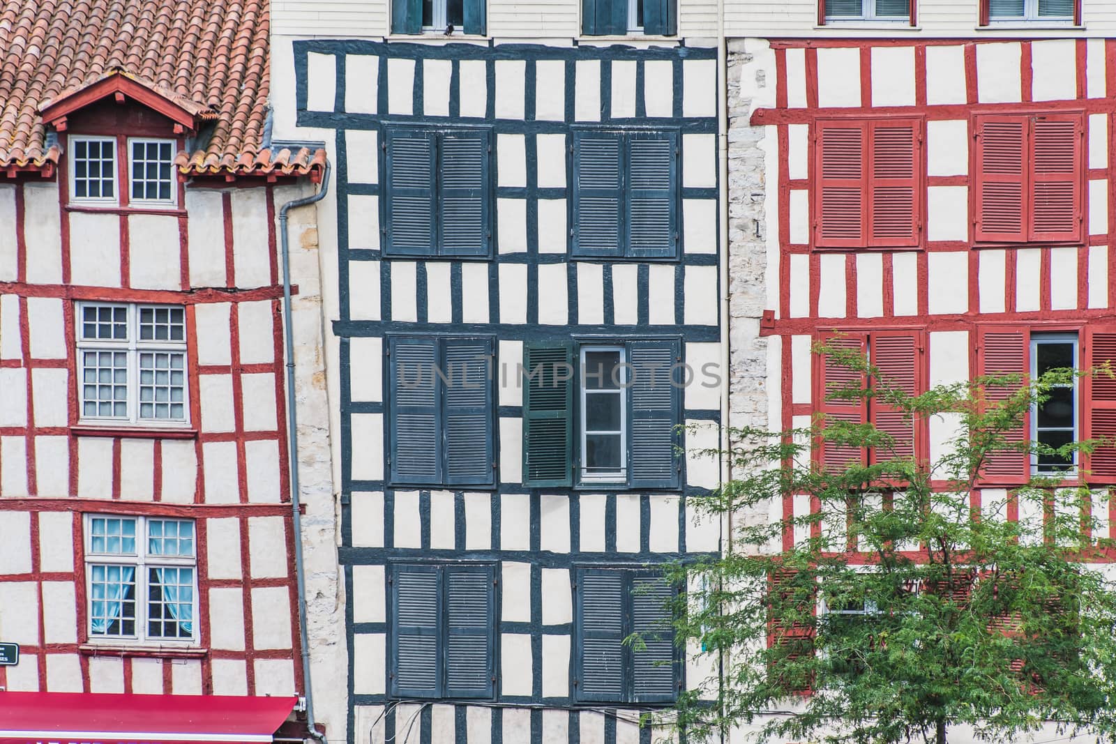 Historical and cultural city center of Bayonne, Pyrenees, France