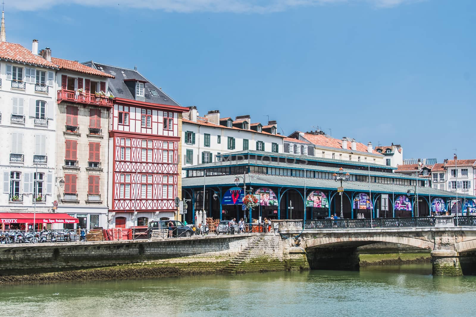 Historical and cultural city center of Bayonne, Pyrenees, France