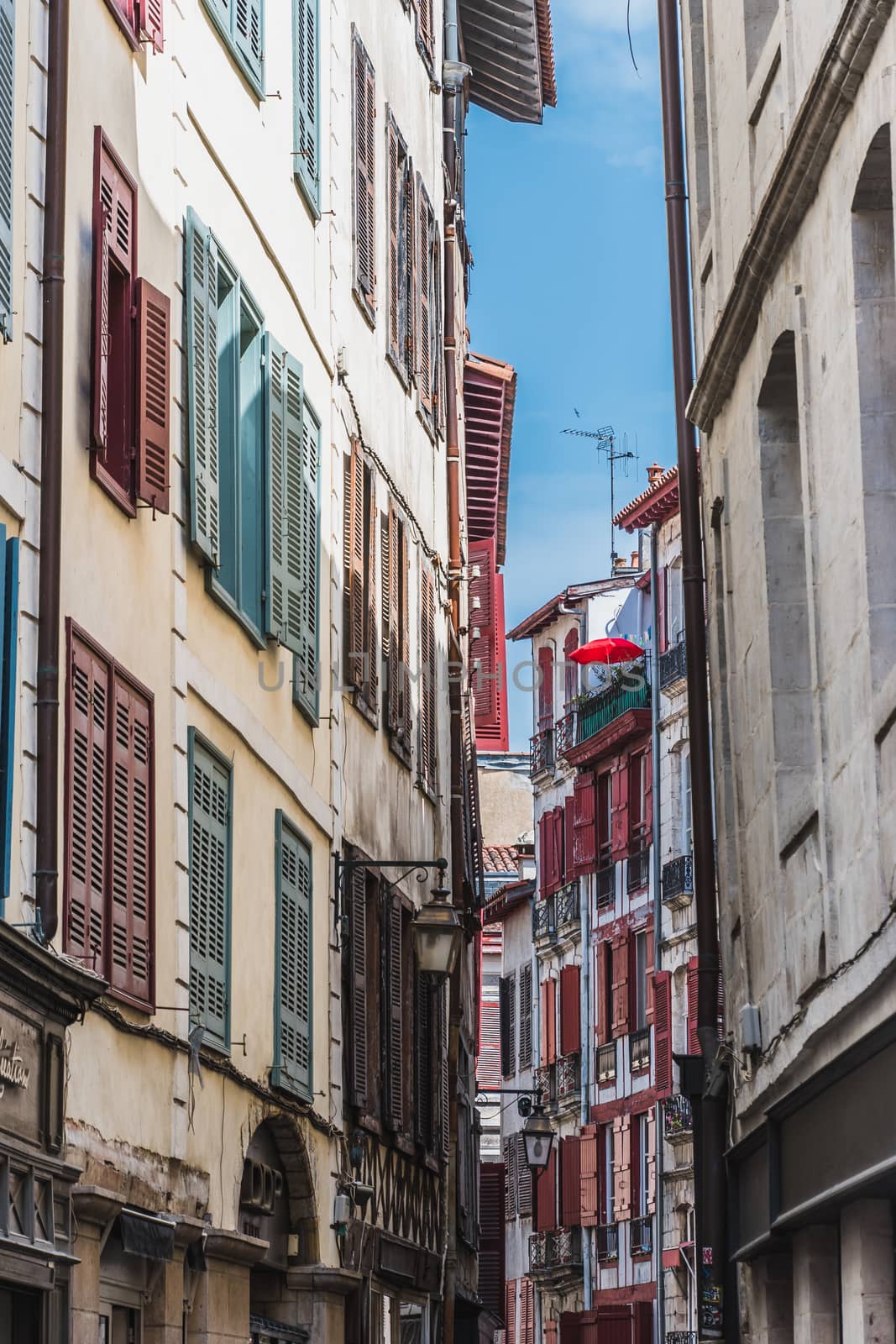 Historical and cultural city center of Bayonne, Pyrenees, France