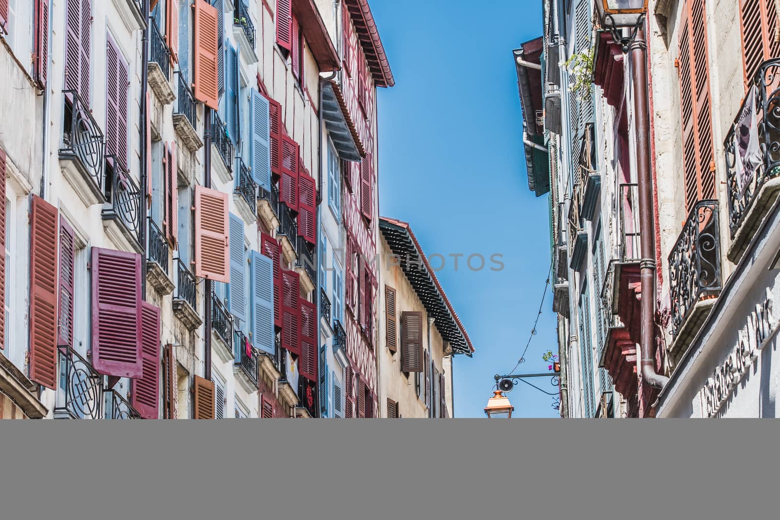Historical and cultural city center of Bayonne, Pyrenees, France