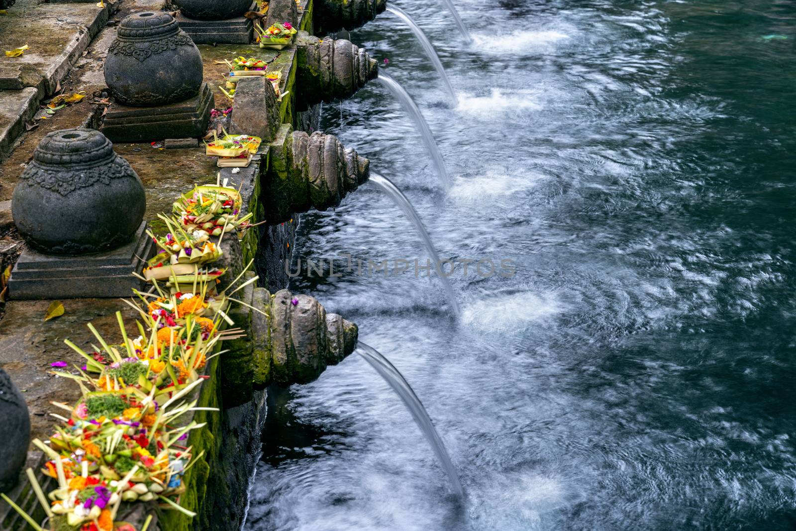 Holy spring water temple, Tirta empul temple in Bali, Indonesia.