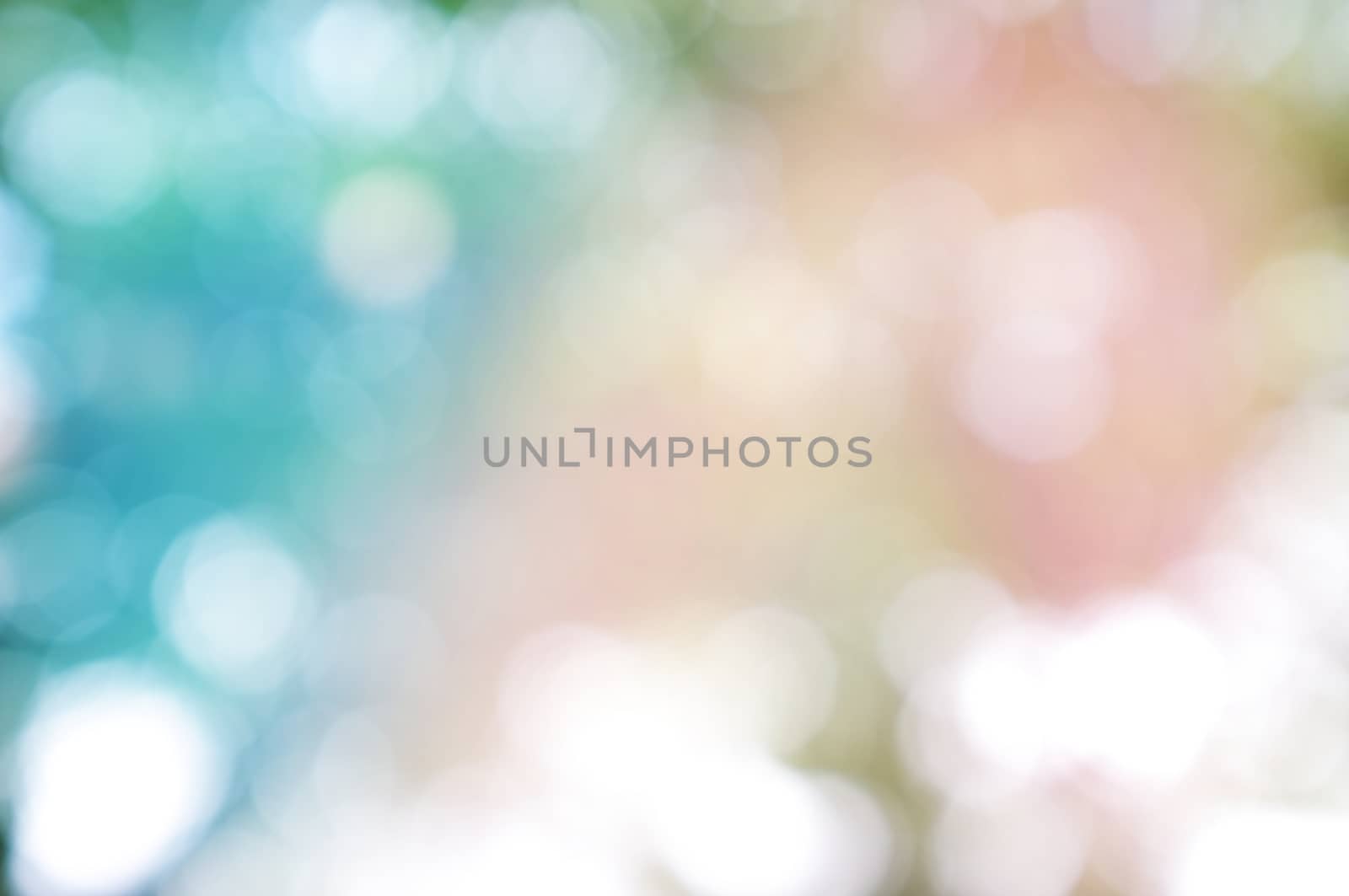 Abstract circular bokeh nature background of light . Blur background