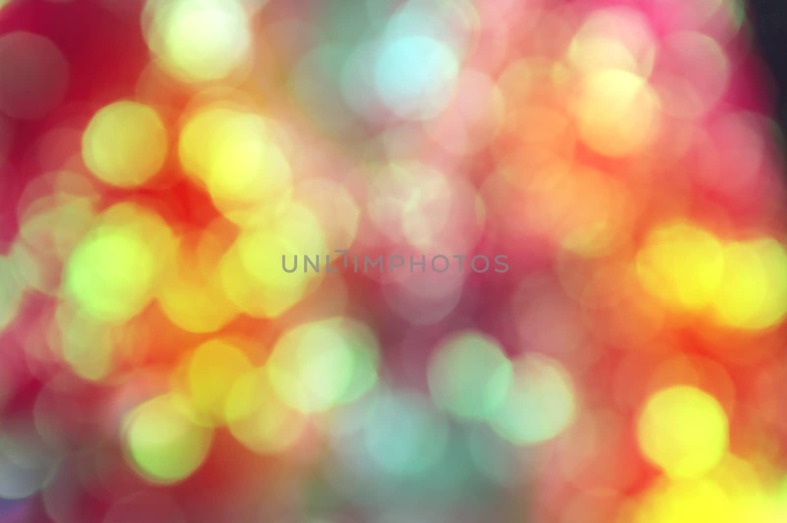 Abstract circular bokeh nature background of light . Blur background