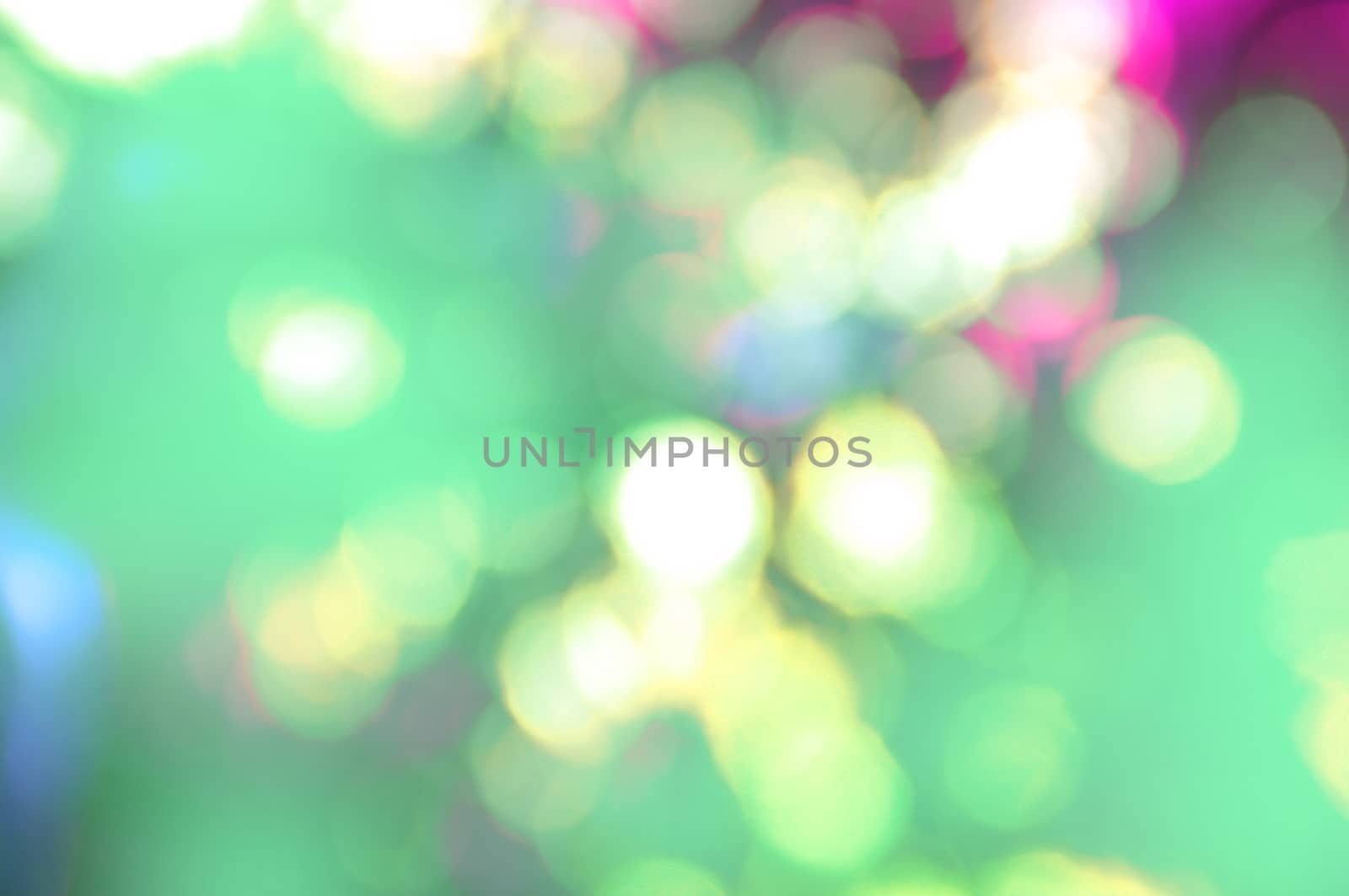 Abstract circular bokeh nature background of light . Blur background
