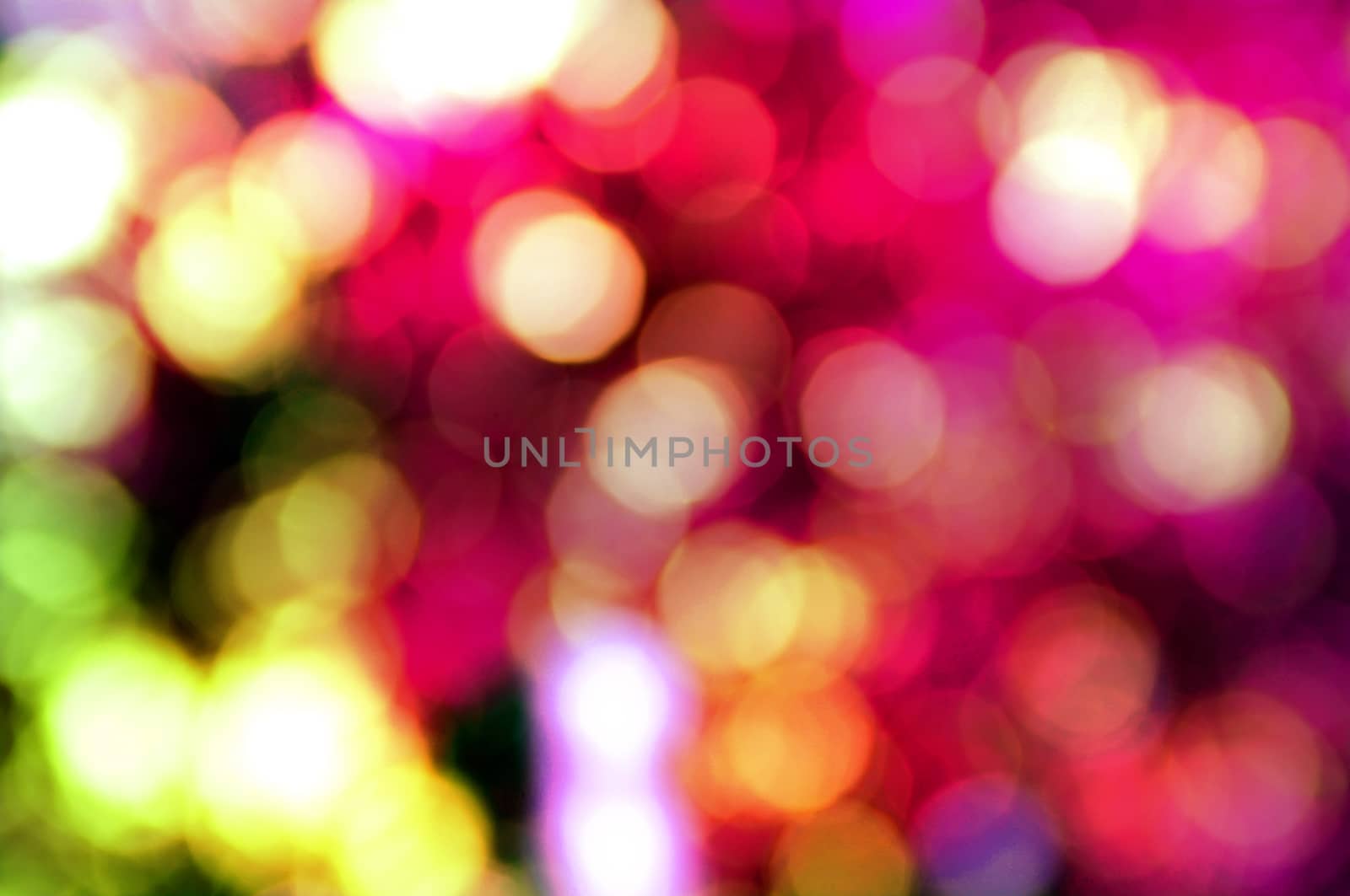 Abstract circular bokeh nature background of light . Blur background