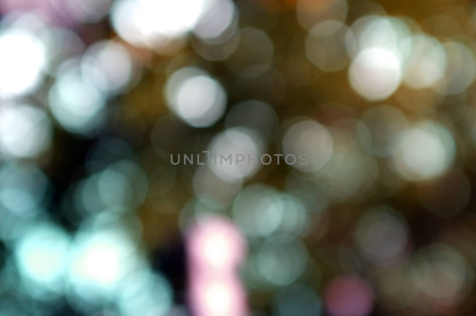 Abstract circular bokeh nature background of light . Blur background