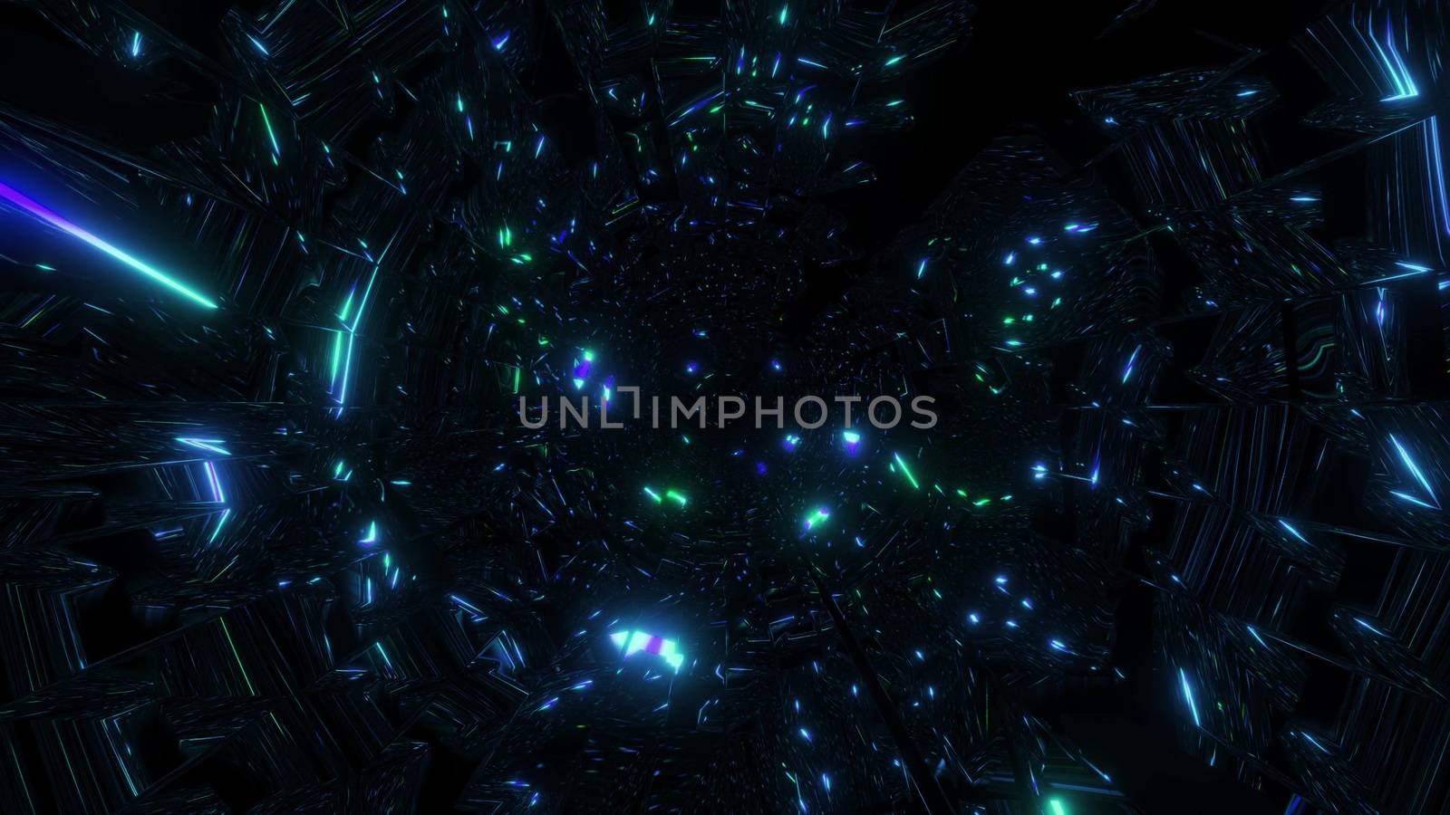 highly abstract green glowing design background wallpaper 3d illustration by tunnelmotions