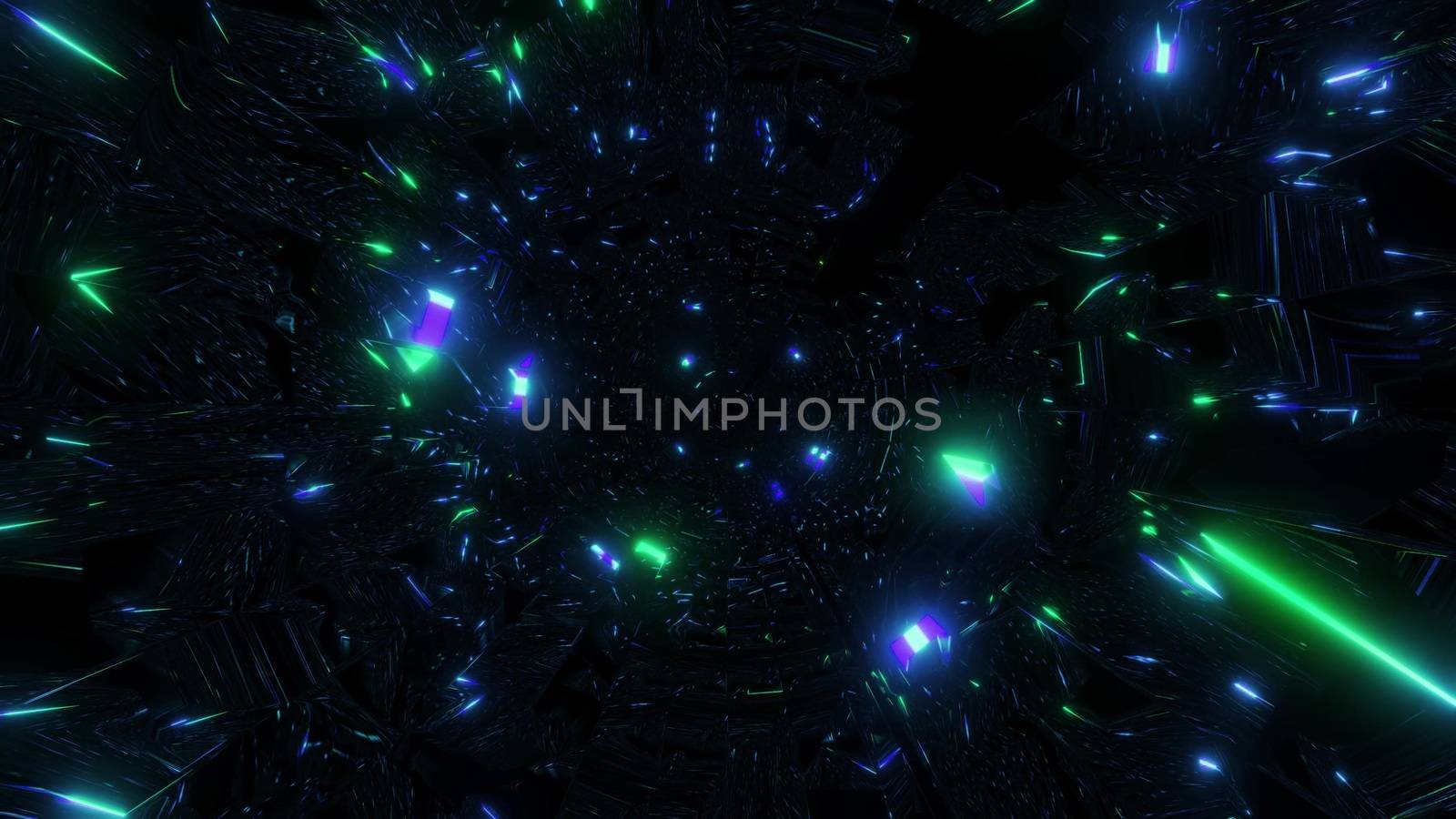 highly abstract green glowing design background wallpaper 3d illustration by tunnelmotions