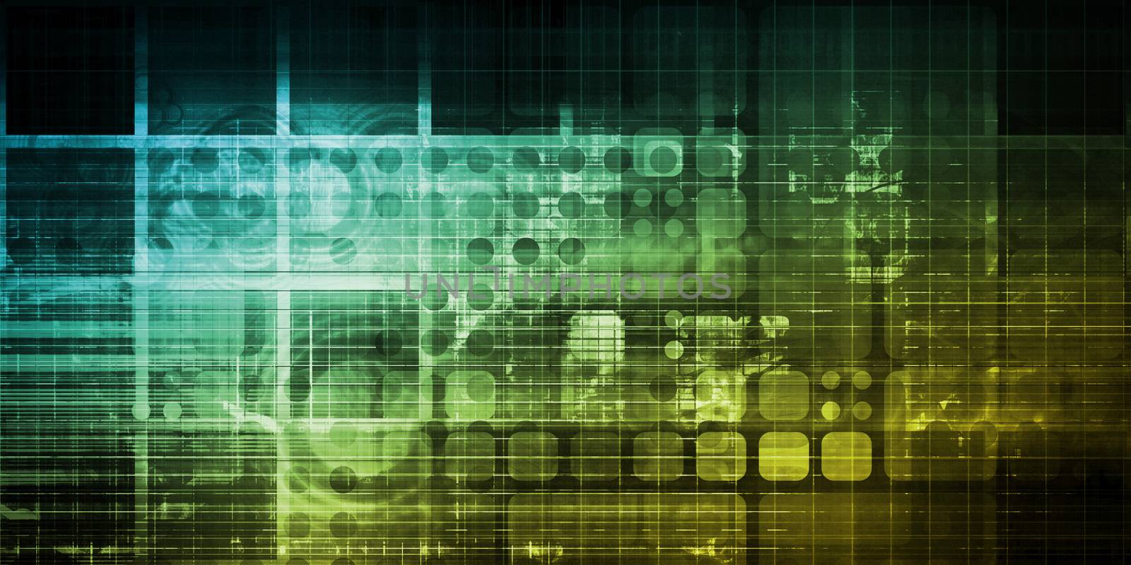 Security Abstract as a Concept Background Art