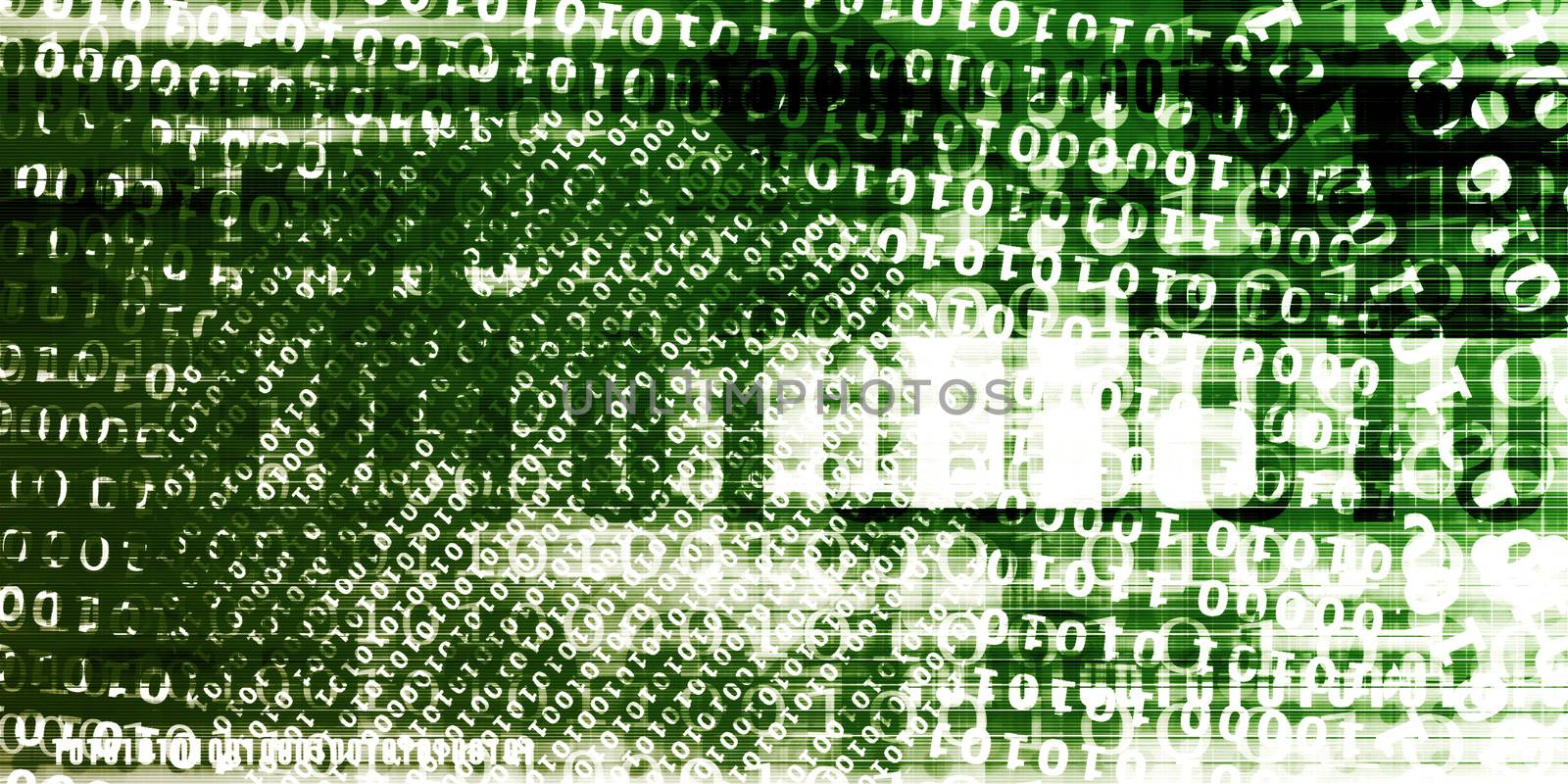 Technology Overload and Overflowing with Data Concept