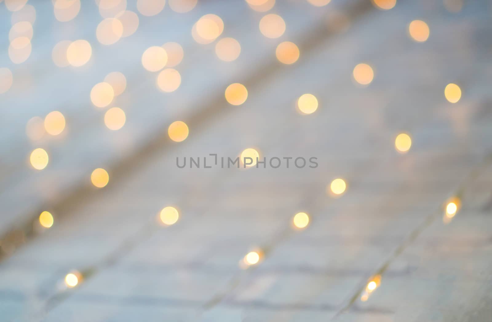 The bokeh lights are made up of a small LED lights that are decorated in restaurants. Bokeh is often most visible around small background highlights, such as specular reflections and light sources.