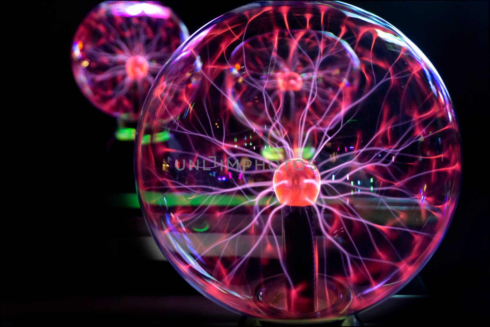 A plasma ball Image of Electric plasma education center by pkproject