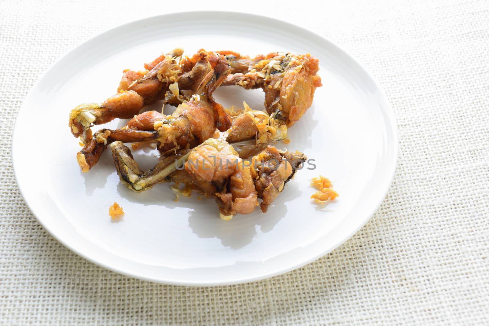 Crispy frogs legs with garlic and tarragon. Quick and easy frog  by yuiyuize