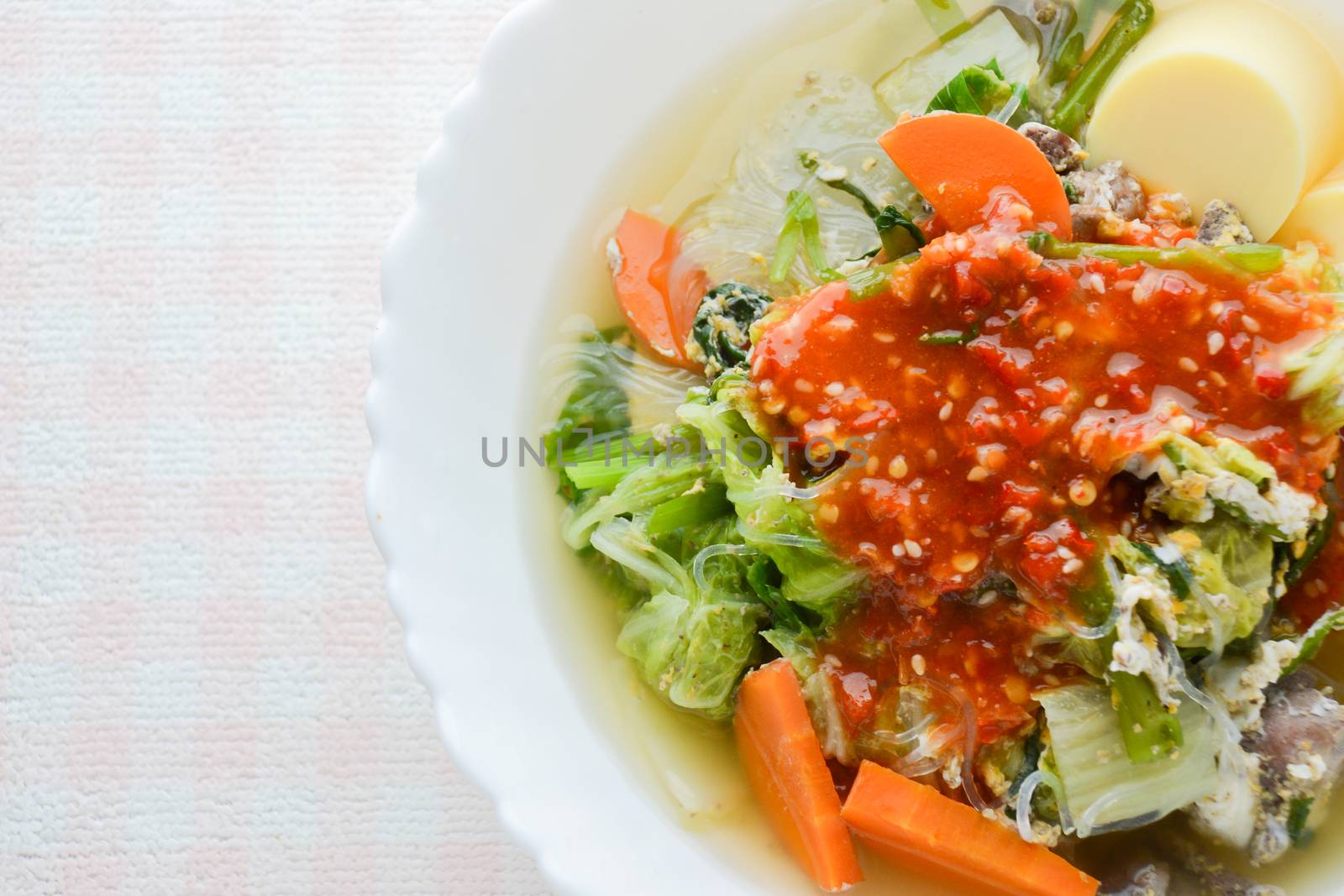 Enjoy eating with Sukiyaki, it is an healthy foods in Japanese style.