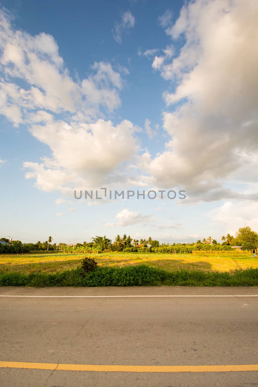 Clouds in blue sky in a clear day by yuiyuize