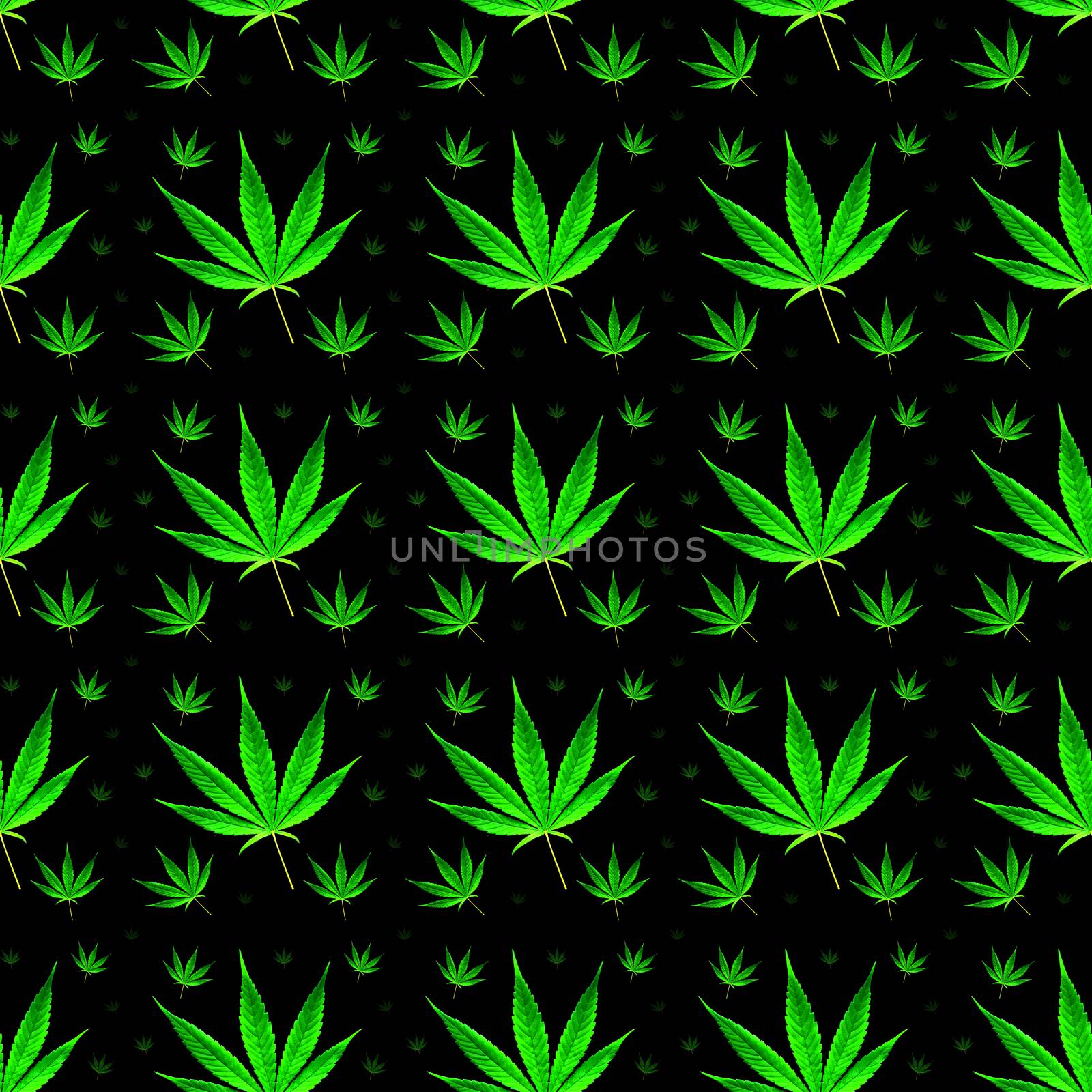 marijuana or cannabis leaves seamless background pattern wallpaper