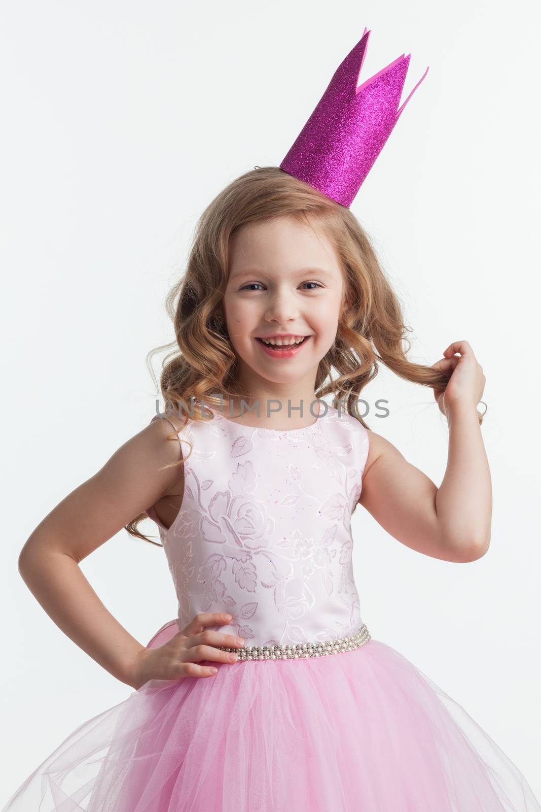 Happy small princess girl by Yellowj