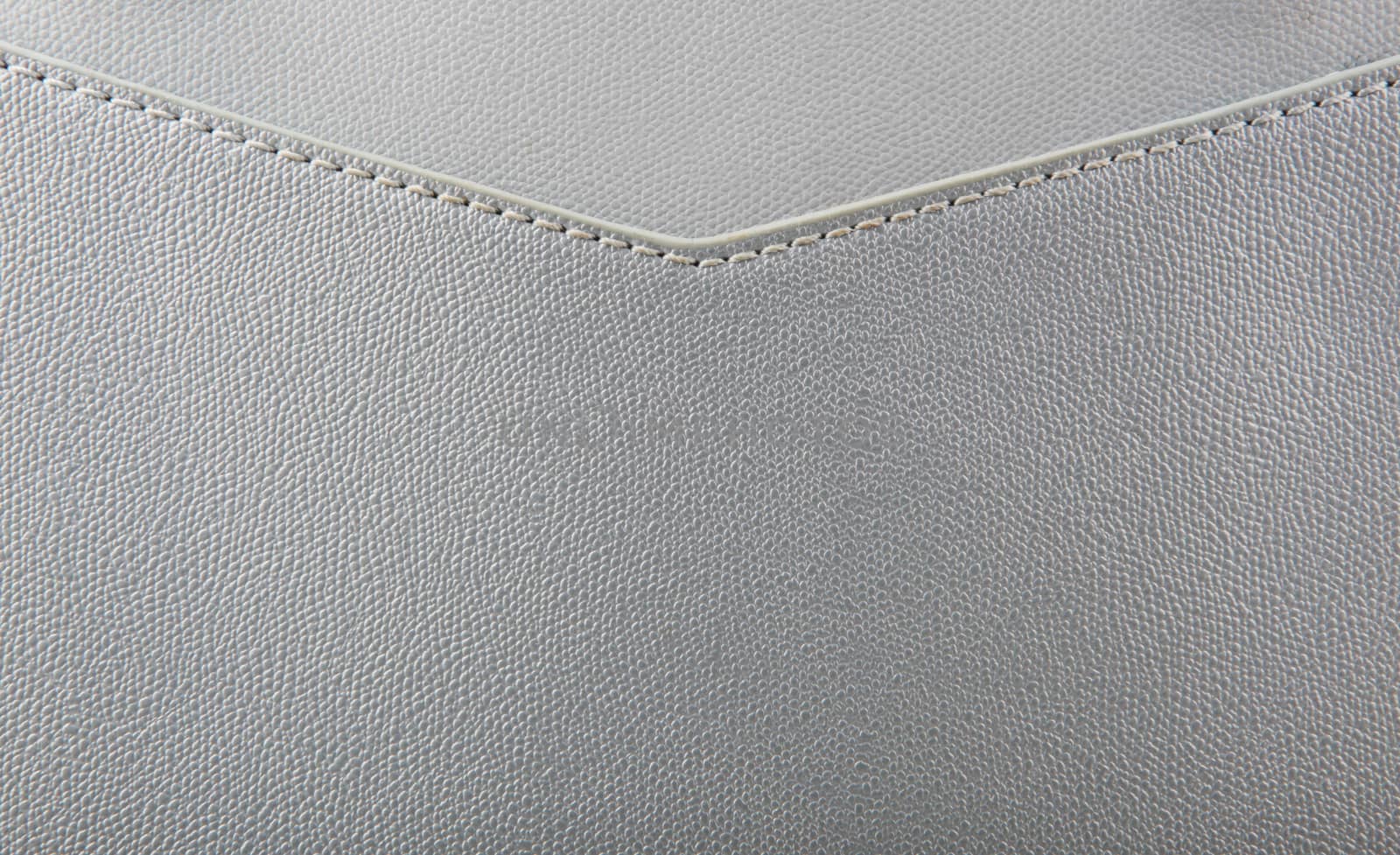 Close-Up Of Gray Leather Texture by nenovbrothers