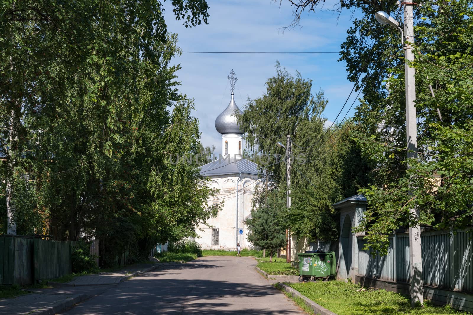 Vologda, Russia - July 28, 2019: Church of Elijah the Prophet in Kamenya, Ilyinsky parish. Vologda, Russia