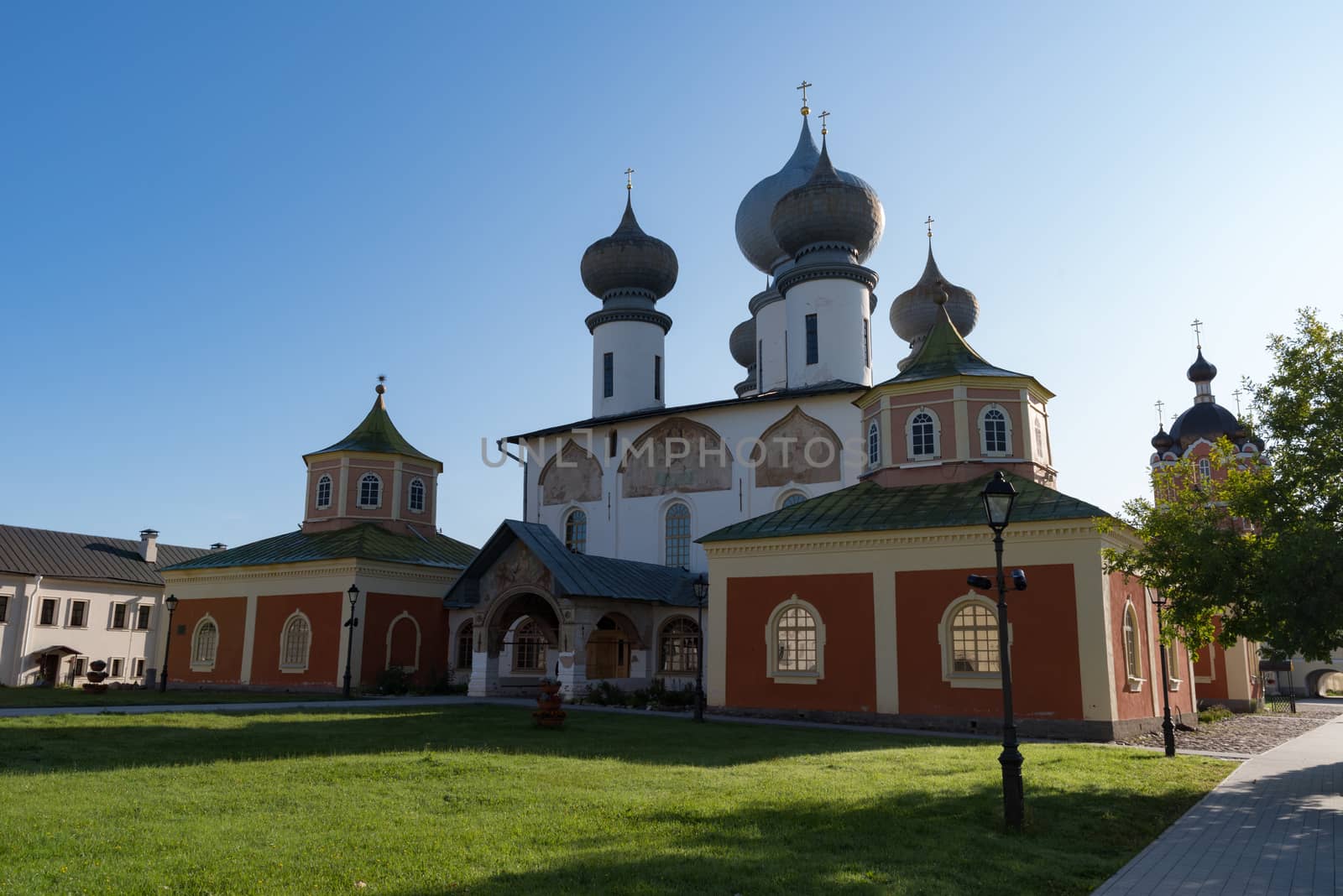 Assumption Cathedral in Tikhvin Assumption (Bogorodichny Uspensky)   Monastery,  Tikhvin, Russia