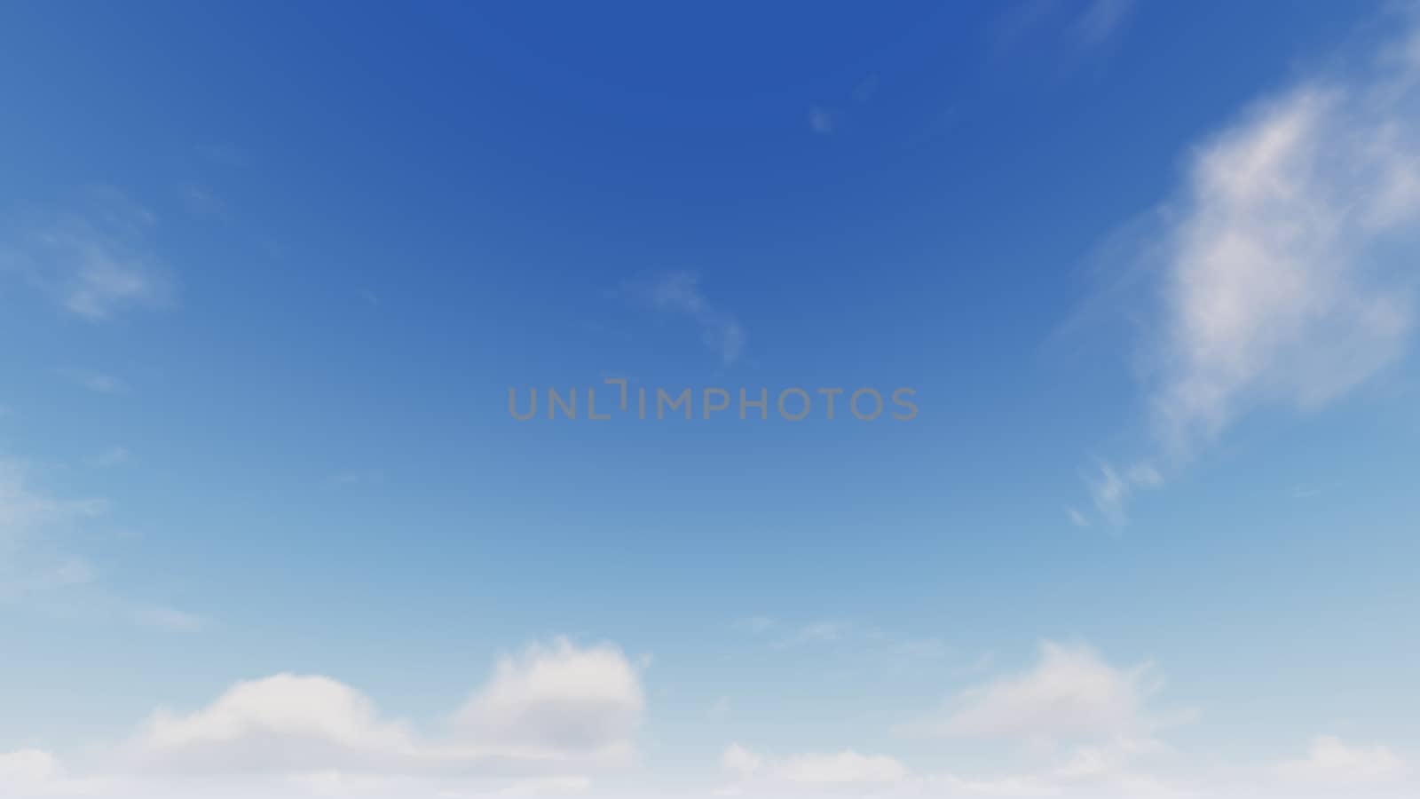 Cloudy blue sky abstract background, blue sky background with tiny clouds, 3d rendering

