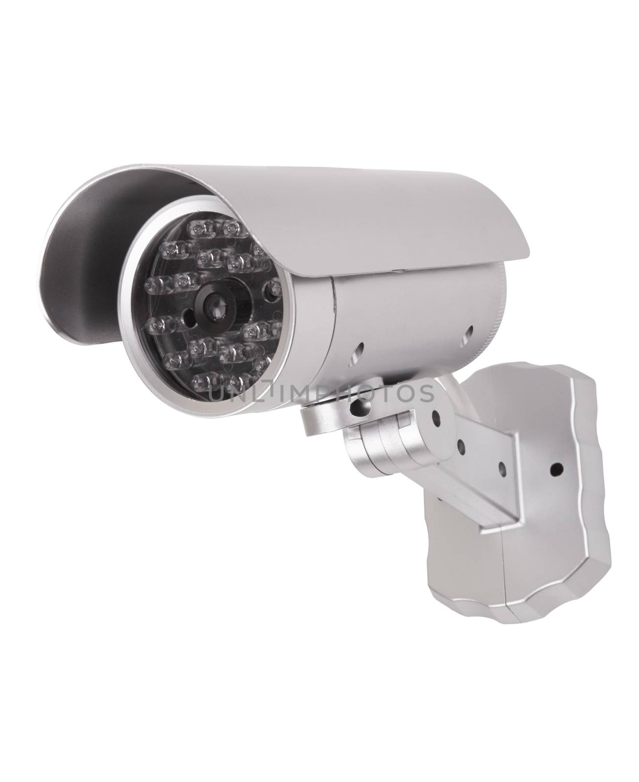 surveillance camera isolated on white background