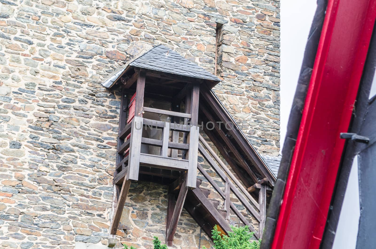 Old defense tower of a historic fortress