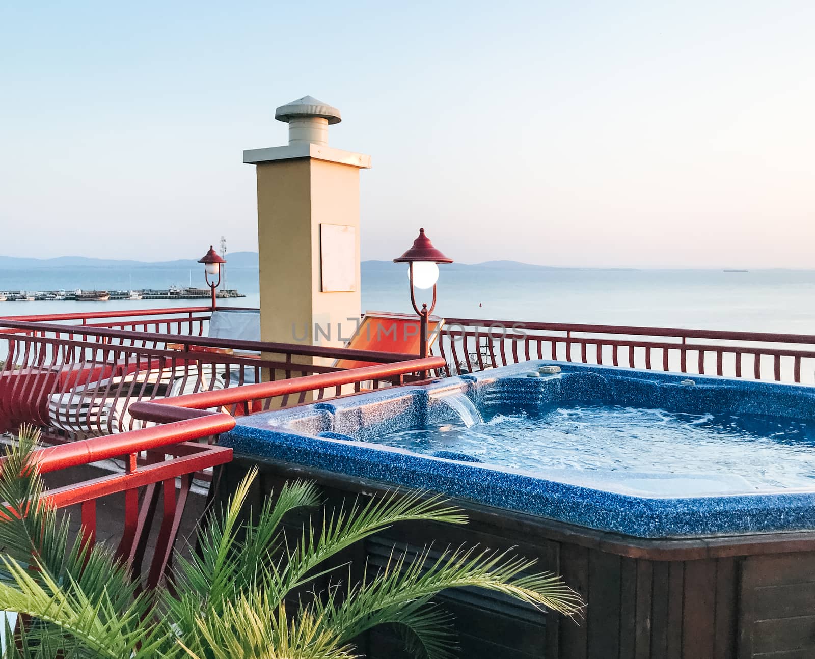 Terrace Jacuzzi With A Beautiful Sea View