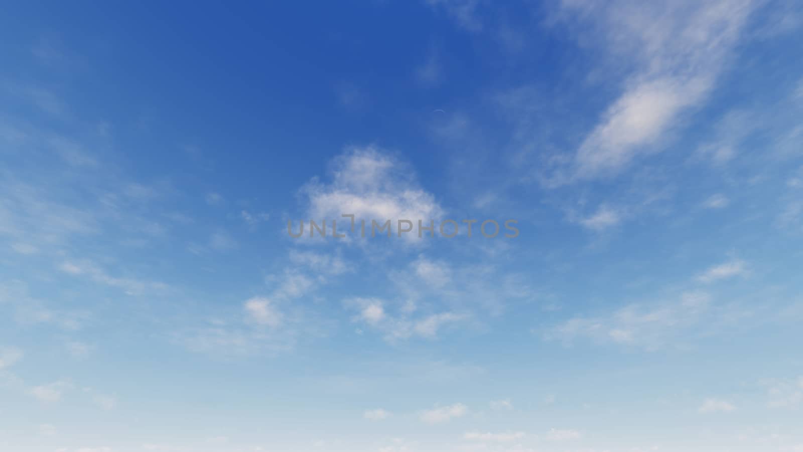 Cloudy blue sky abstract background, blue sky background with tiny clouds, 3d rendering

