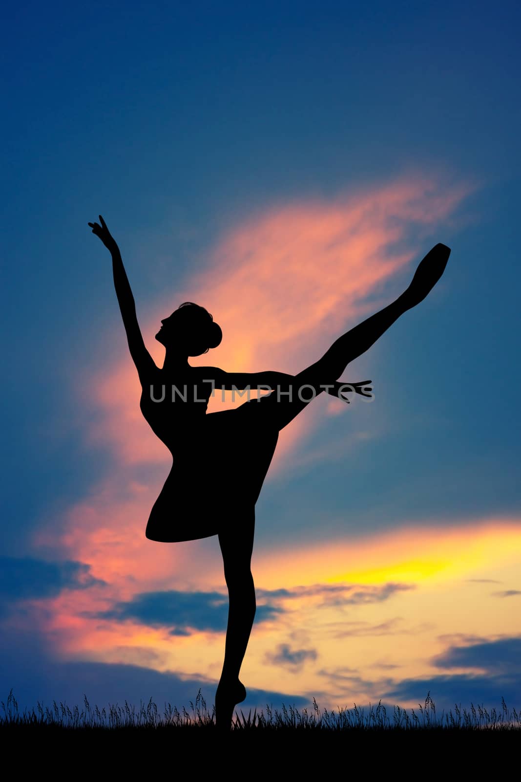 girl dancing ballet by adrenalina