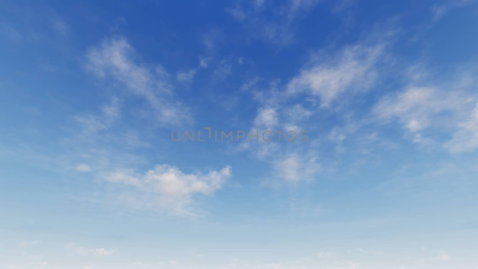 Cloudy blue sky abstract background, blue sky background with tiny clouds, 3d rendering

