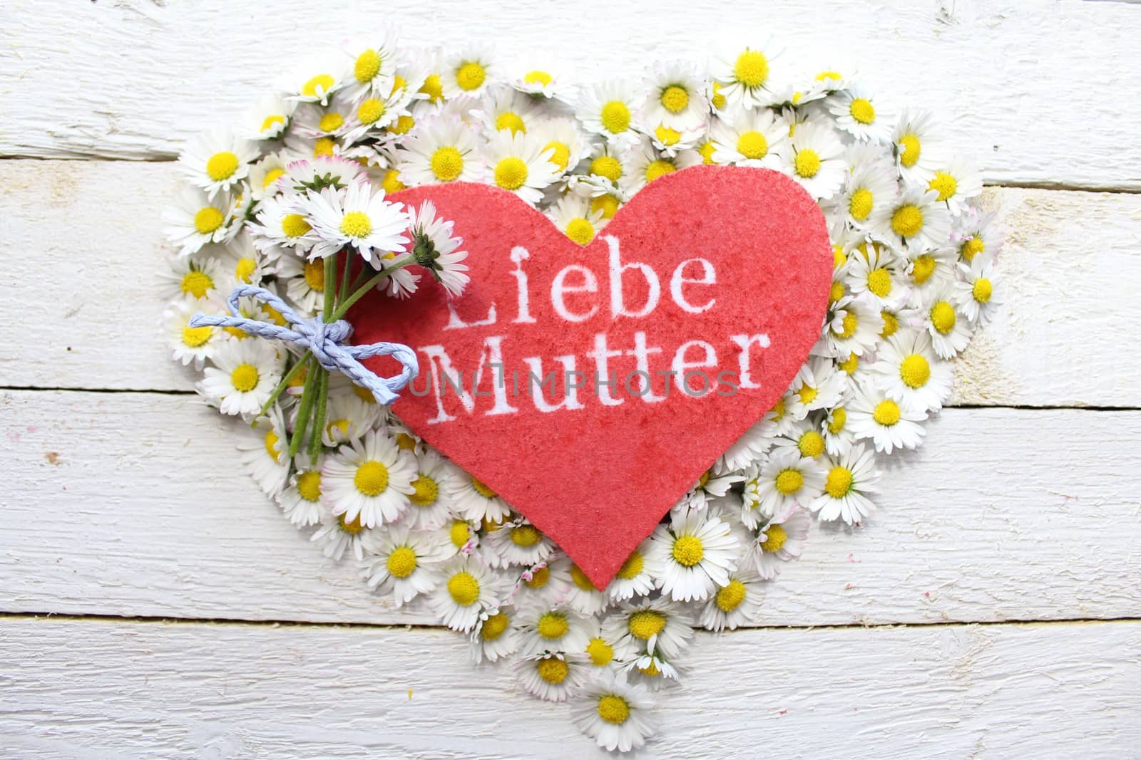 beautiful mother day decoration with the german text dear mother by martina_unbehauen